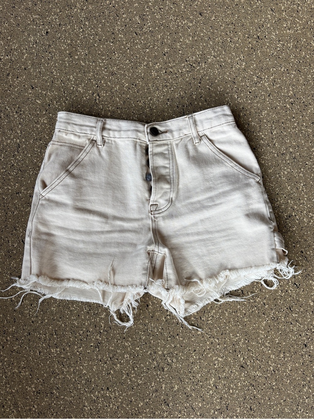 Pacsun Cream Women's Shorts — Cream